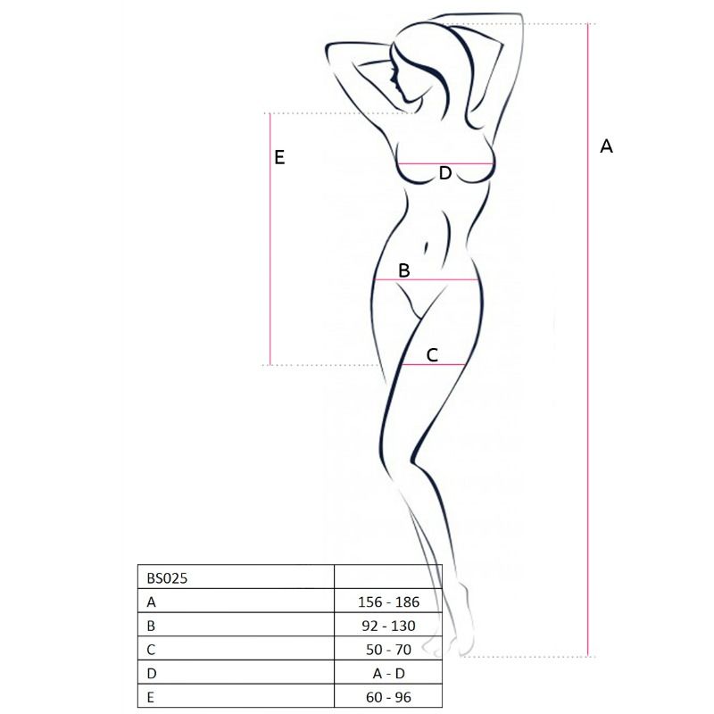 PAIXÃO - MULHER BS025 BODYSTOCKING VESTIDO BRANCO ESTILO TAMANHO ÚNICO