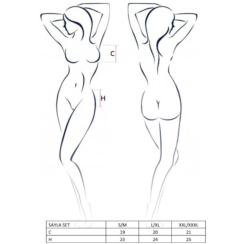 PAIXÃO - CONJUNTO SAYLA FEMININO PRETO TAMANHO S/M