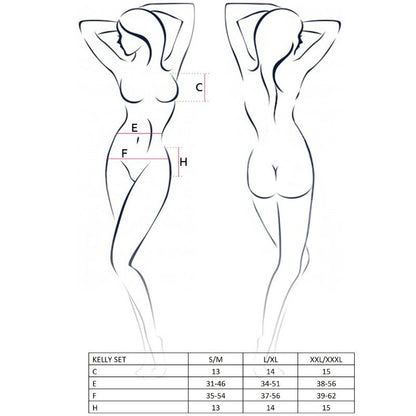 PAIXÃO - CONJUNTO KELLY FEMININO TAMANHO S/M