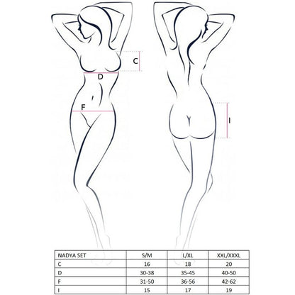PAIXÃO - CONJUNTO MULHER NADYA TAMANHO S/M