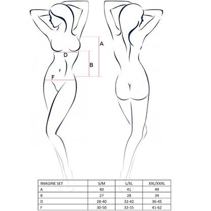 PAIXÃO - MULHER IMAGINE CONJUNTO TAMANHO S/M