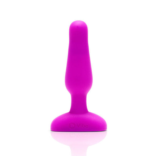 B-VIBE - PLUG ANAL COM CONTROLE REMOTO PARA NOVICE FÚCSIA