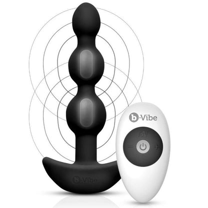 B-VIBE - CONTROLE REMOTO ANAL TRIPLET BEADS PRETO