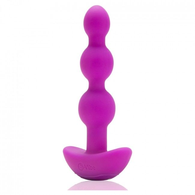 B-VIBE - CONTROLE REMOTO ANAL TRIPLET BEADS ROSA