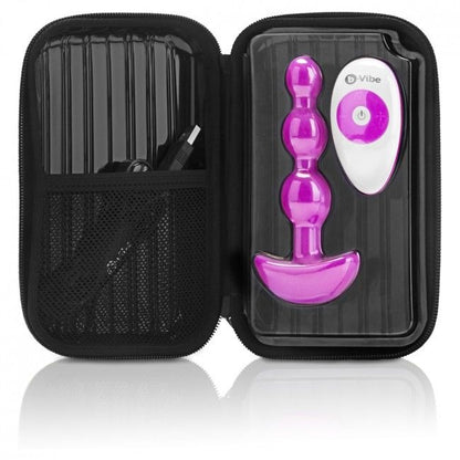 B-VIBE - CONTROLE REMOTO ANAL TRIPLET BEADS ROSA