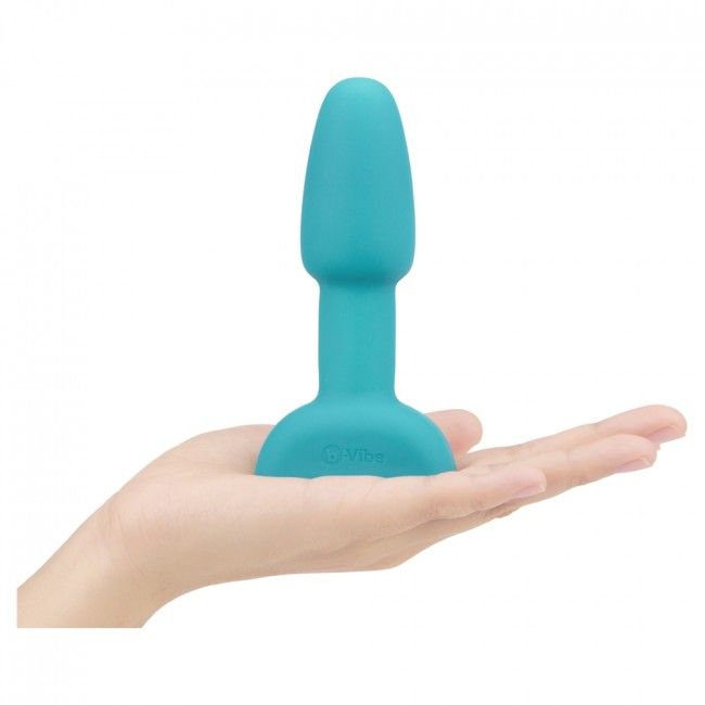 B-VIBE - CONTROLE REMOTO RIMMING ANAL PLUG PETITE TEAL