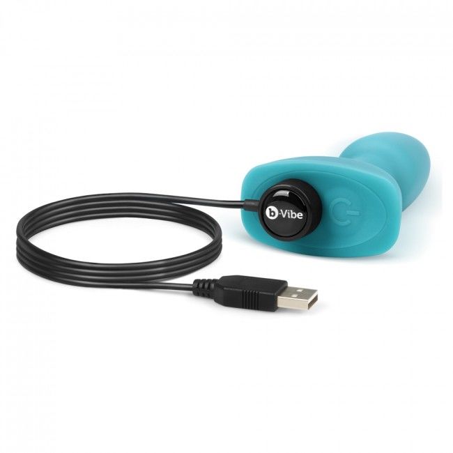 B-VIBE - CONTROLE REMOTO RIMMING ANAL PLUG PETITE TEAL