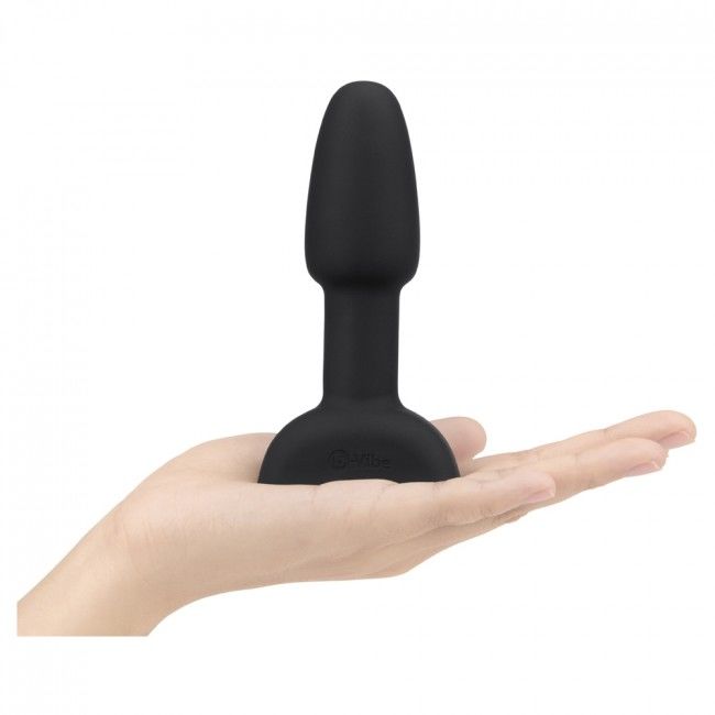 B-VIBE - CONTROLE REMOTO RIMMING ANAL PLUG PETITE PRETO