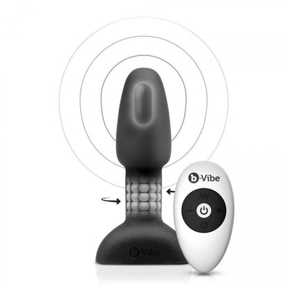 B-VIBE - CONTROLE REMOTO RIMMING ANAL PLUG PETITE PRETO
