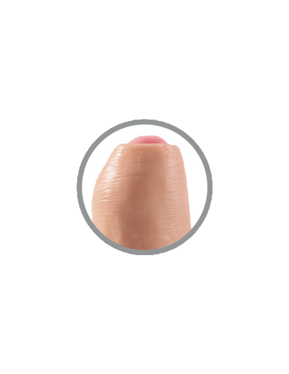 KING COCK - REALISTIC DILDO UNCUT FLESH 23 CM