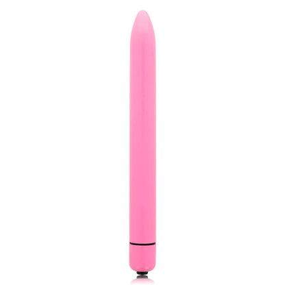 GLOSSY - VIBRADOR SLIM ROSA PROFUNDO