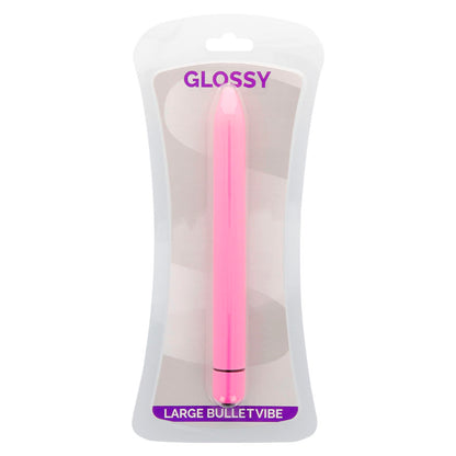 GLOSSY - VIBRADOR SLIM ROSA PROFUNDO