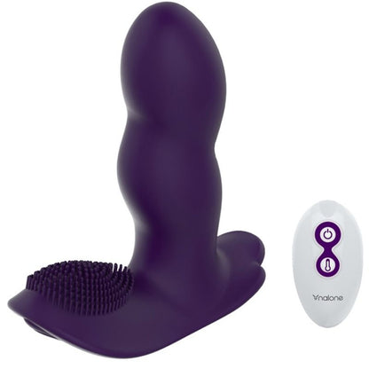 NALONE - LOLI MASSAGEADOR COM CONTROLE REMOTO - ROXO