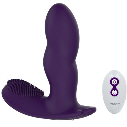 NALONE - LOLI MASSAGEADOR COM CONTROLE REMOTO - ROXO
