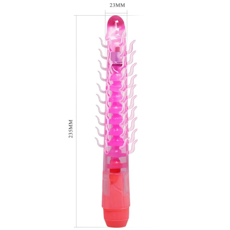 BAILE - FLEXI VIBE SENSUAL SPINE BENDABLE VIBRATING DILDO 23,5 CM