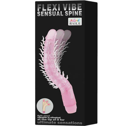 BAILE - FLEXI VIBE SENSUAL SPINE BENDABLE VIBRATING DILDO 23,5 CM