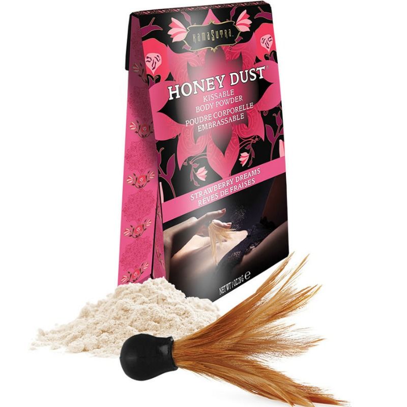 KAMASUTRA - PÓ DE SONHOS DE MORANGO BEIJÁVEL 28 GR
