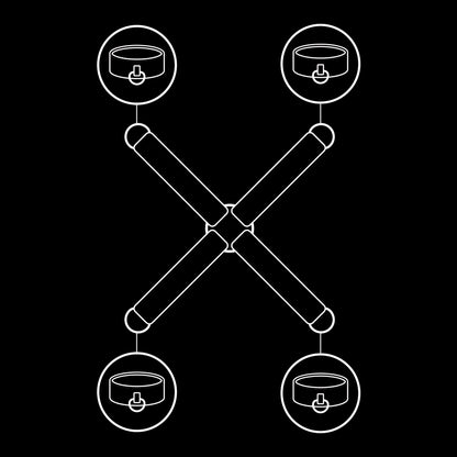 FETICHE SUBMISSIVO - UNIÃO DE ALGEMAS DE COURO VEGANO