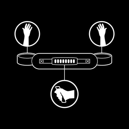 FETISCH DEVOT - HANDSCHELLEN MIT NOPRENE-FUTTER UND GRIFF