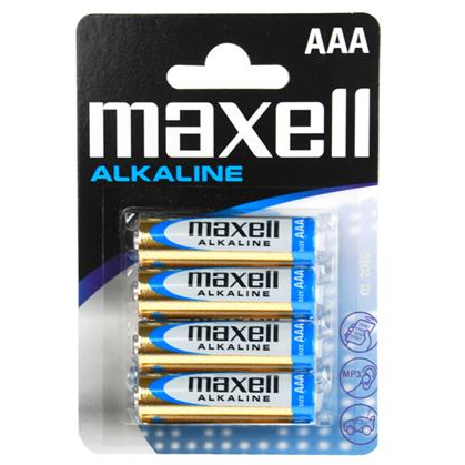 MAXELL - PILHAS AAA 4PCS