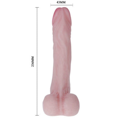 BAILE - DILDO REALISTA NATURAL DE PAU
