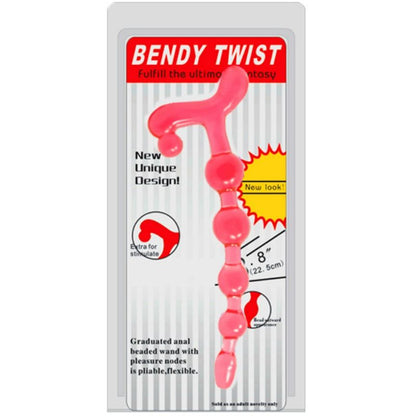 BAILE - BENDY TWIST BOLAS ANAL VERMELHAS