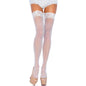 LEG AVENUE - OUTLET - MEIA DE NYLON BRANCA TAMANHO GRANDE