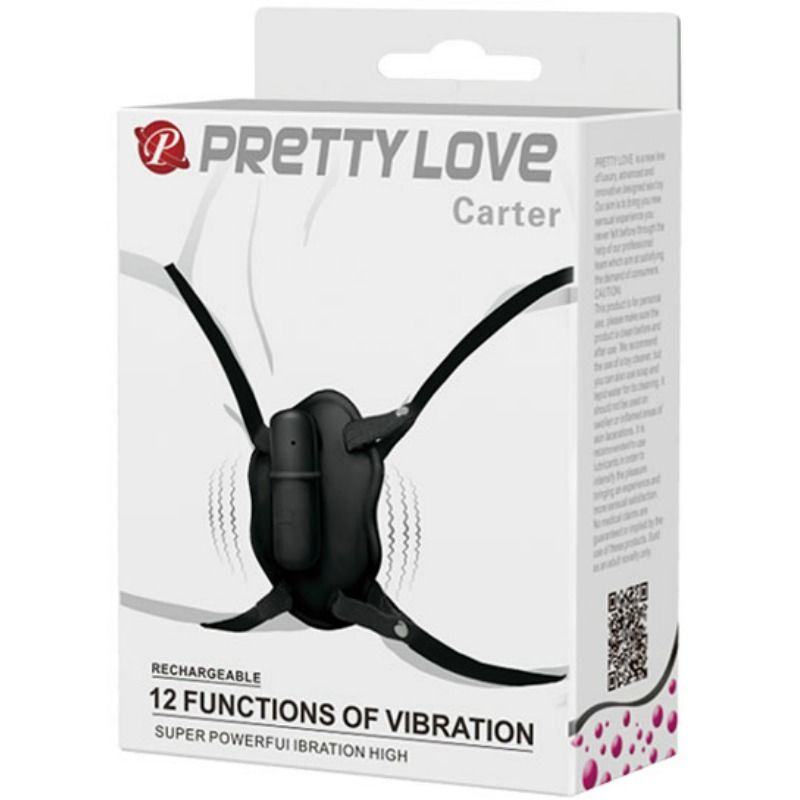 PRETTY LOVE - STRAP ON COM BALA VIBRATÓRIA CARTER