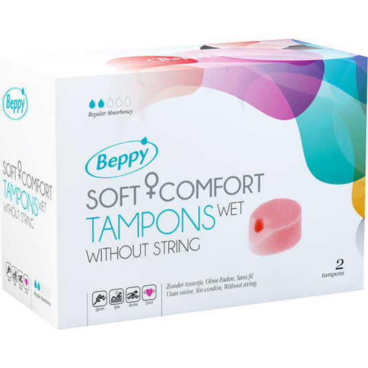 BEPPY - TAMPÕES SOFT COMFORT MOLHADOS 2 UNIDADES