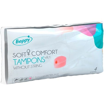 BEPPY - TAMPÕES SOFT COMFORT MOLHADOS 4 UNIDADES