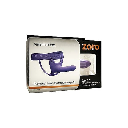 MARCA PERFECT FIT - ZORO STRAP ON 5.5 W CINTURA VIOLETA