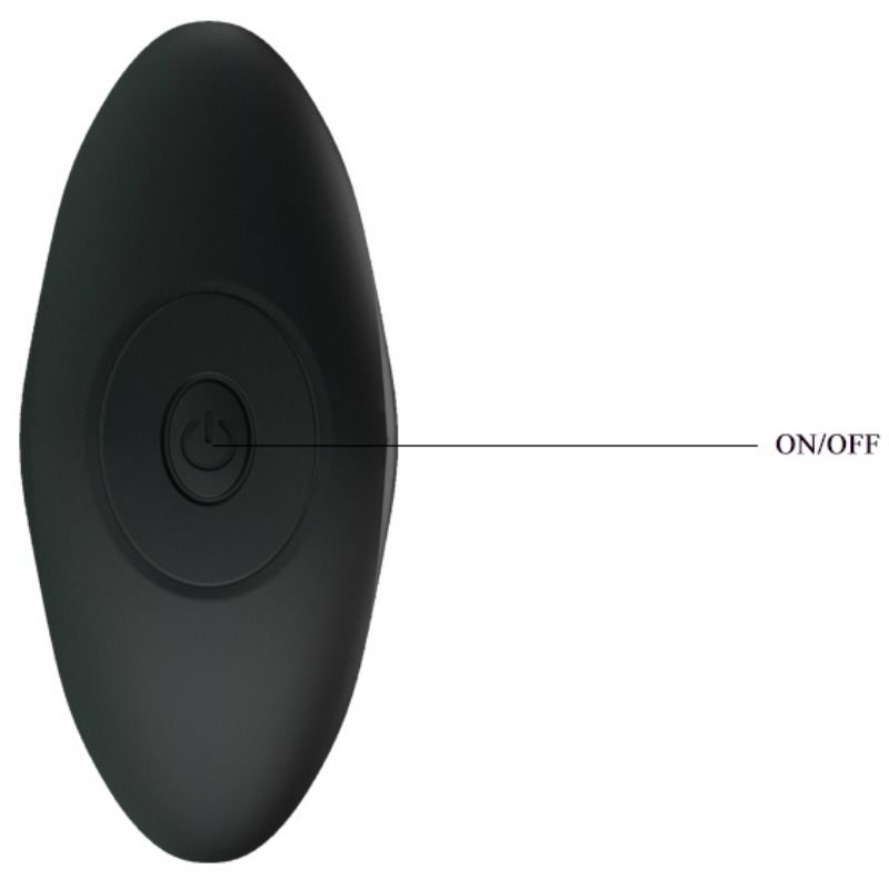 PRETTY LOVE - VIBRADOR ANAL PRETO