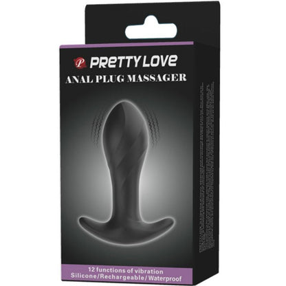 PRETTY LOVE - VIBRADOR ANAL PRETO