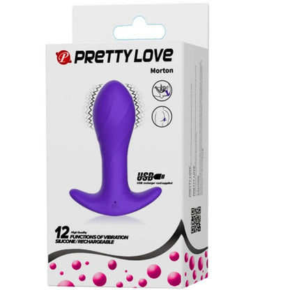 PRETTY LOVE - VIBRADOR ANAL LILÁS
