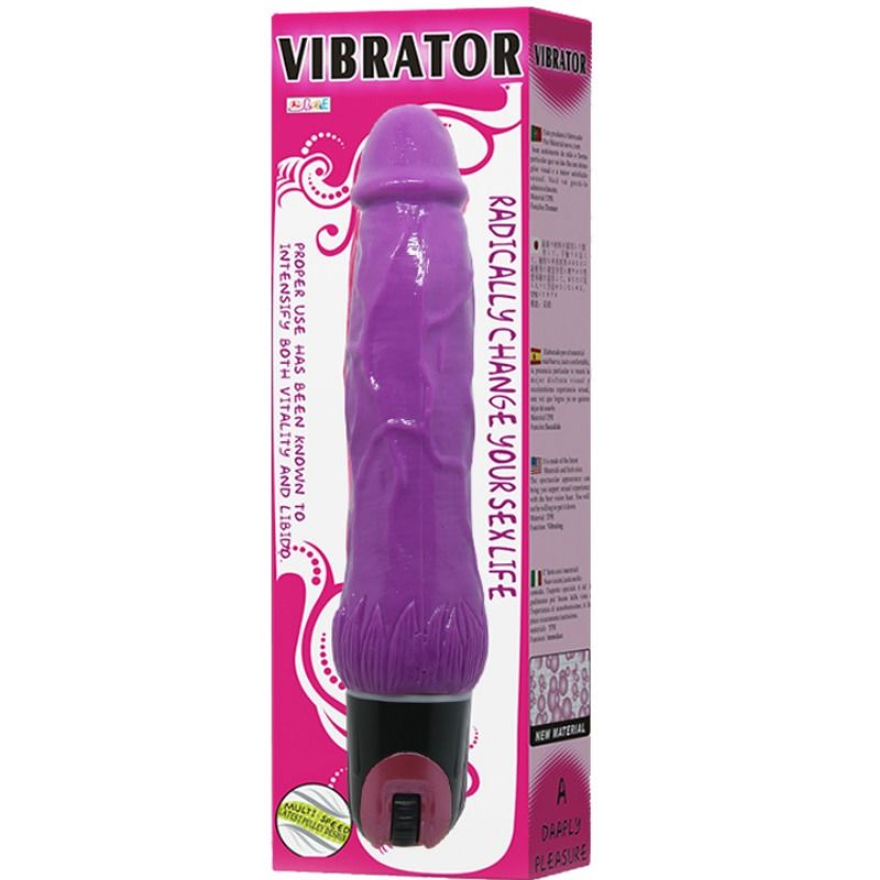 BAILE - DAAPLY PLEASURE MULTISPEED VIBRADOR ROXO