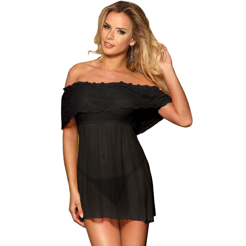 SUBBLIME - VESTIDOS VESTIDO CURTO + TANGA PRETO S/M