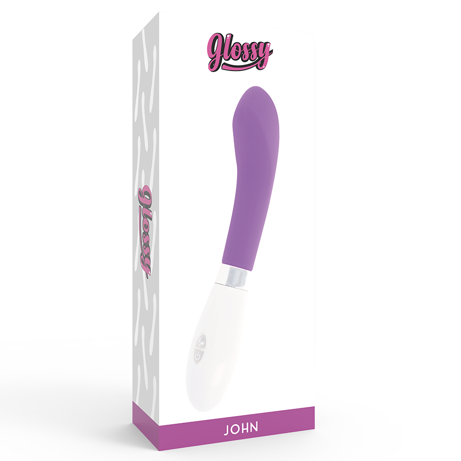 GLOSSY - VIBRADOR JOHN ROXO