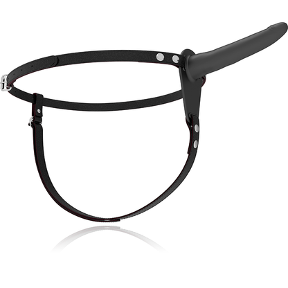 FETISH SUBMISSIVE HARNESS - VIBRADOR SILICONE PRETO 15 CM