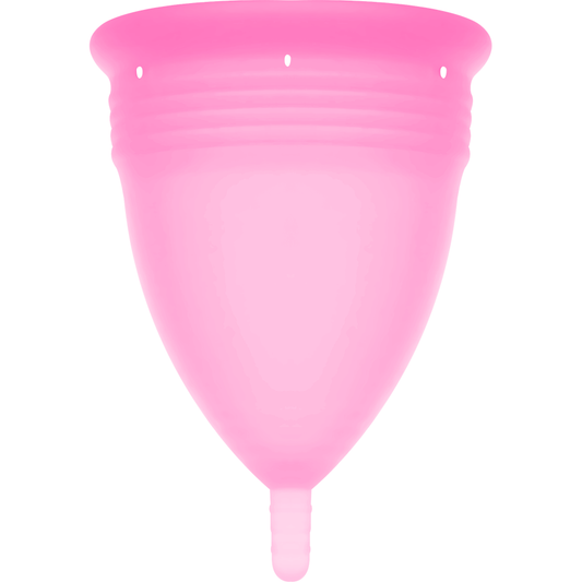 STERCUP - COPO MENSTRUAL DE SILICONE FDA ROSA - TAMANHO L
