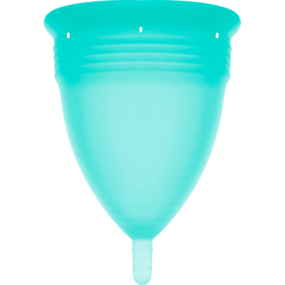 STERCUP - COPO MENSTRUAL DE SILICONE FDA AQUAMARINE - TAMANHO L