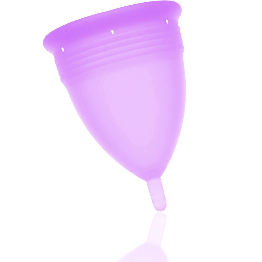 STERCUP - COPO MENSTRUAL DE SILICONE FDA VIOLETA - TAMANHO S