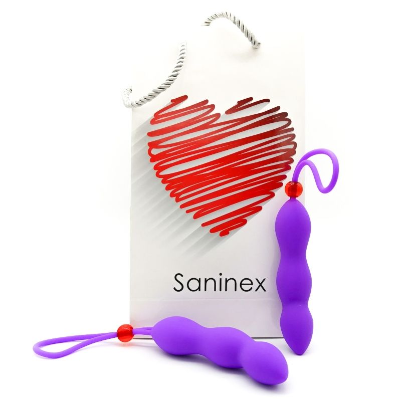 SANINEX - CLIMAX ANAL PLUG COM ANEL PARA O PÊNIS LILÁS