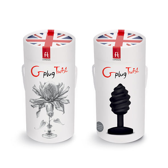 G-VIBE - GPLUG TWIST COM VIBRAÇÃO PRETO