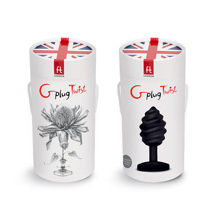 G-VIBE - GPLUG TWIST COM VIBRAÇÃO PRETO