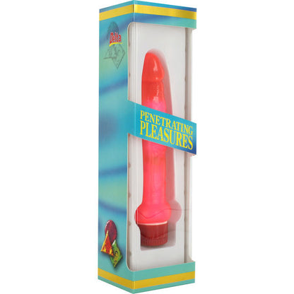 SETE CRIAÇÕES - VIBRADOR ANAL FINO E GELADO ROSA