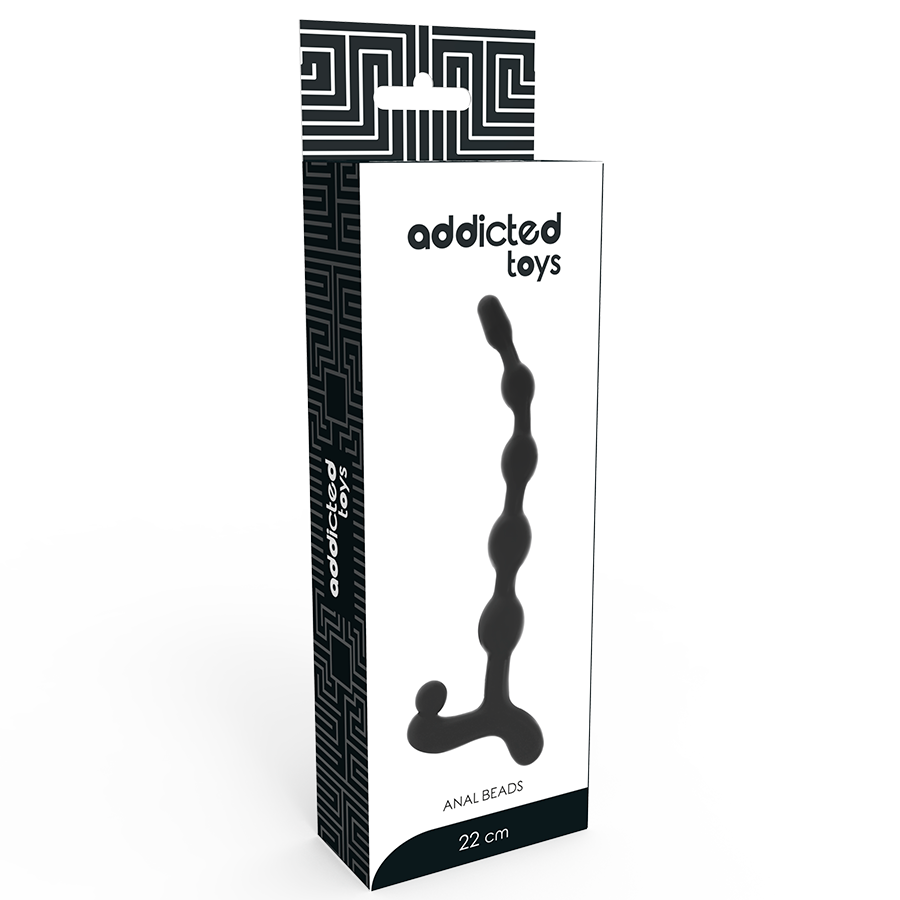 ADDICTED TOYS - BOLAS ANAL 22 CM PRETO