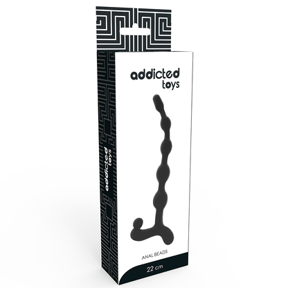 ADDICTED TOYS - BOLAS ANAL 22 CM PRETO