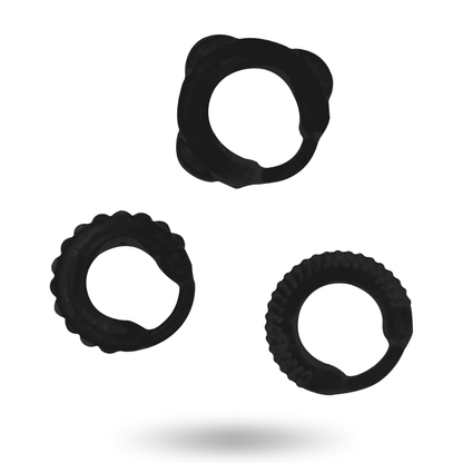ADDICTED TOYS - C-RING SET SCHWARZ