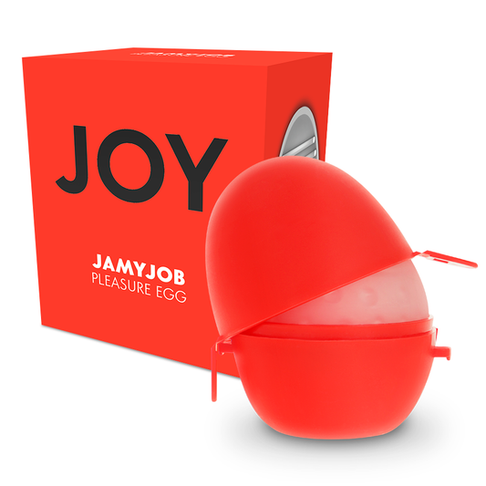 JAMYJOB - MASTURBADOR EGG VERSÃO VERMELHA DISCRETO