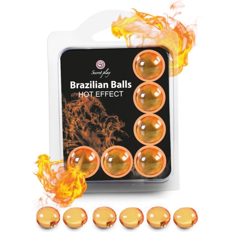 SECRETPLAY - SET 6 BOLAS BRASILEIRAS EFEITO CALOR